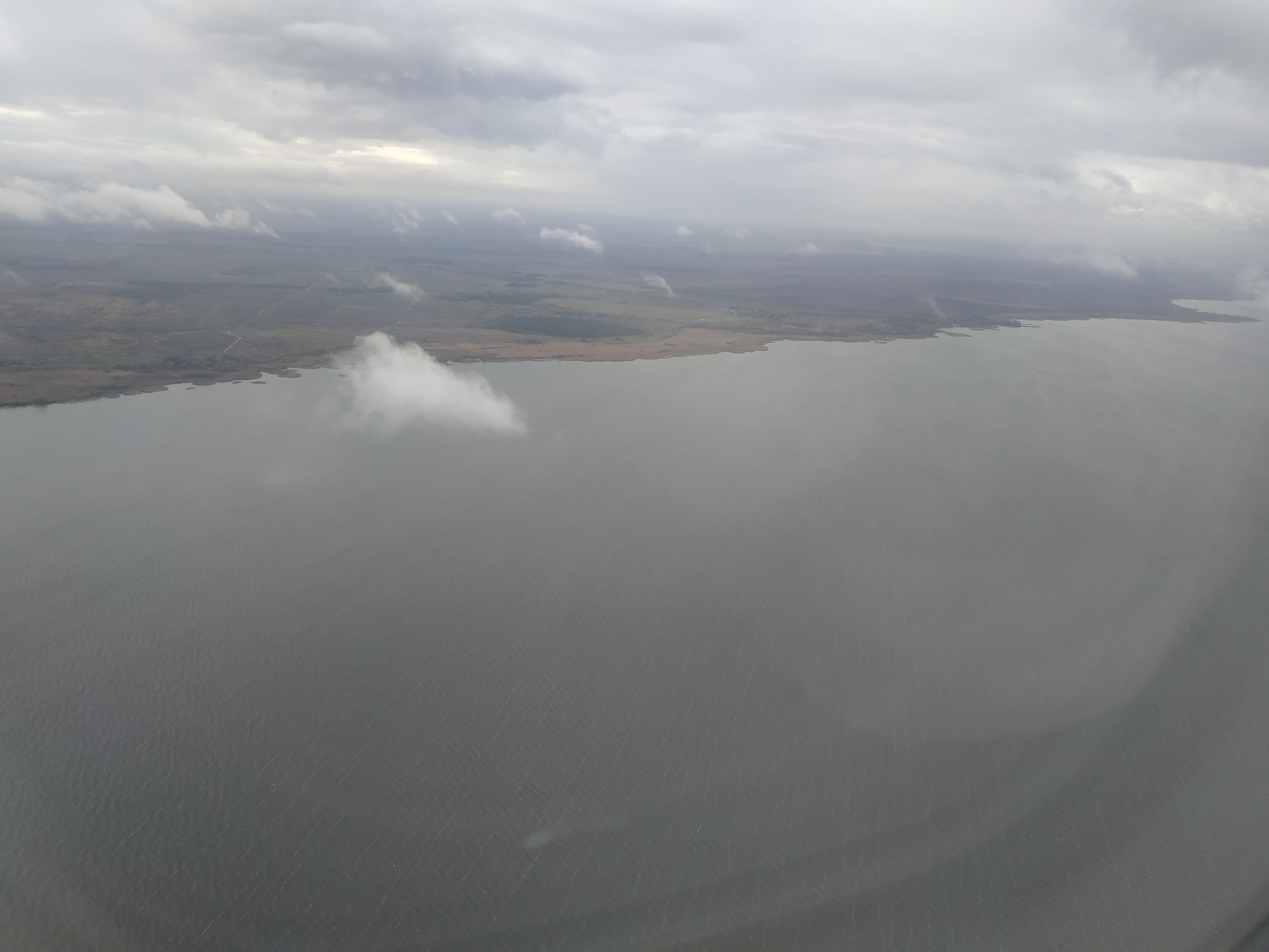 вид из окна самолета