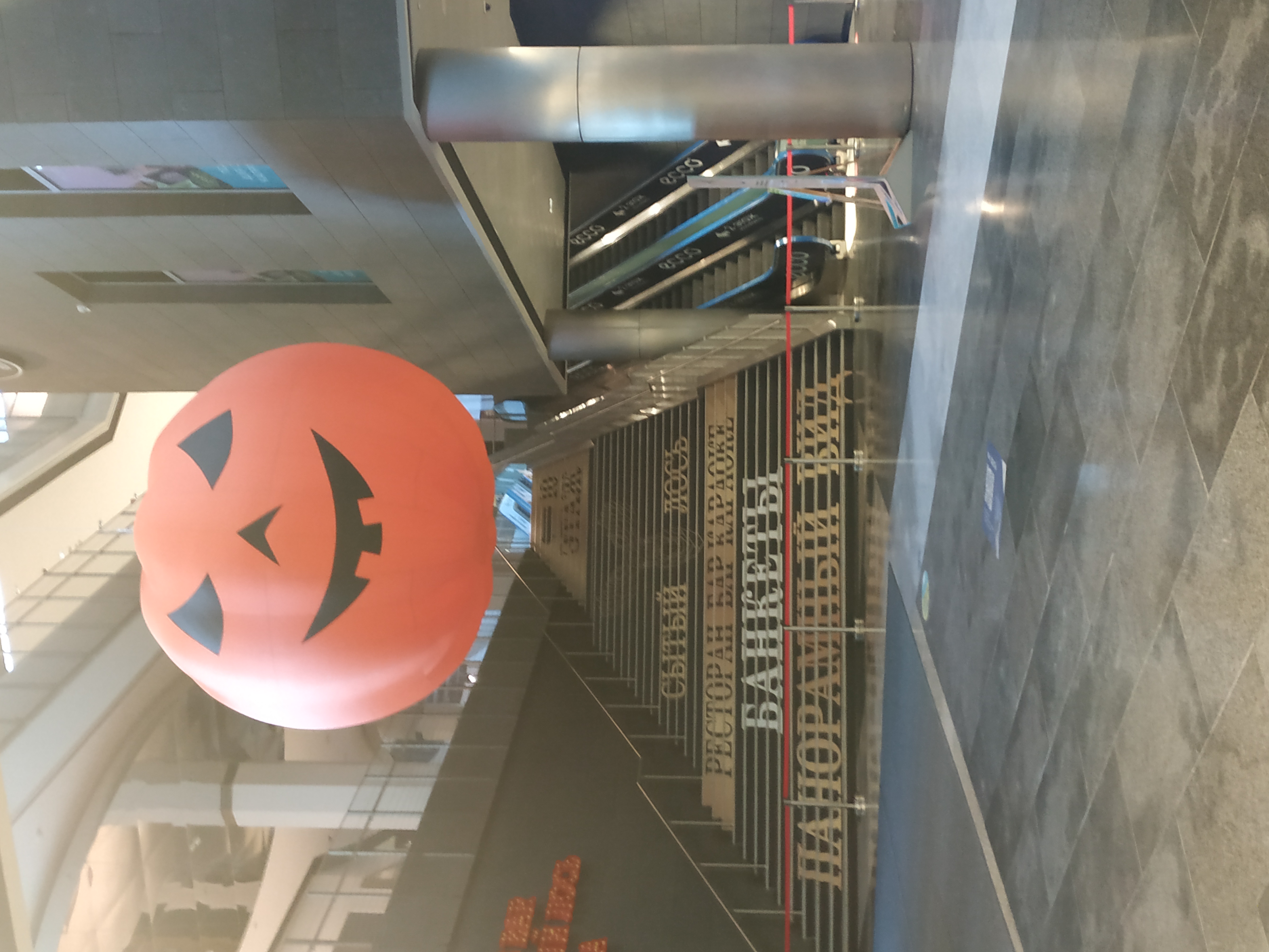 Зловещий шарик висел в московском торговом центре в период эпидемии Ко