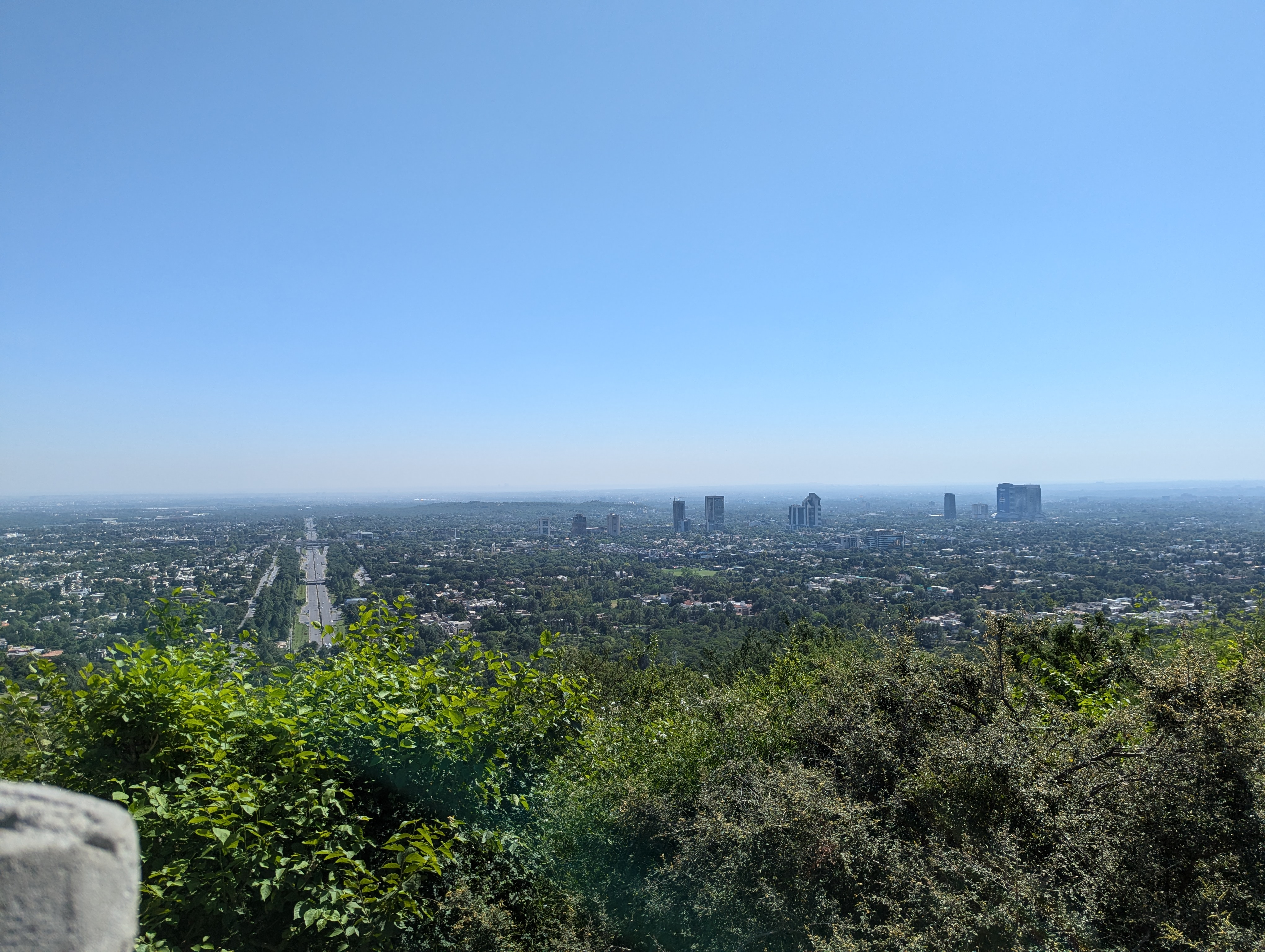 Вид на пакистанский Исламобад